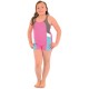 Azra Likra Kız Çocuk Şortlu Yüzücü Mayo